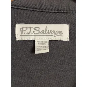 PJ Salvage Grey Pajama Set Pants & Long Sleeve Top Supersoft Cozy Sleepwear XS thumbnail 6
