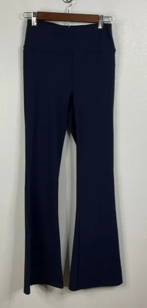 Halara NWT Navy‎ Flare Pants Size Small thumbnail 1