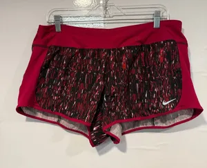 Nike Pink/Black Printed Women's Running‎ Shorts thumbnail 1