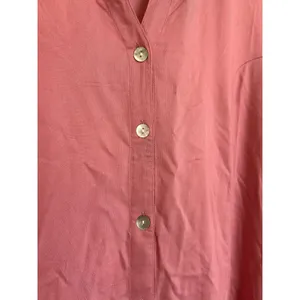 National Button Front Shirt House Dress Women's 2X Pink Short Sleeve Loungewear thumbnail 7