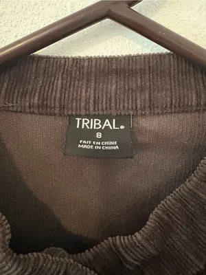Tribal Women’s Brown Corduroy Button Up Jacket thumbnail 6