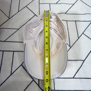 Lululemon Running Hat O/S White‎ Side Zip Pocket Adjustable Strap Cap thumbnail 7