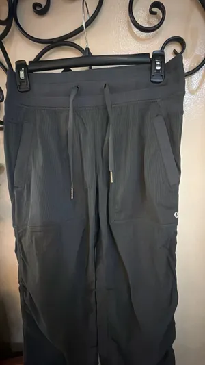 lululemon athletica Black Drawstring Track Pants thumbnail 2