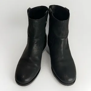 Arturo Chiang Womens Black Leather Chelsea Pull On‎ Boots Size 7M thumbnail 5