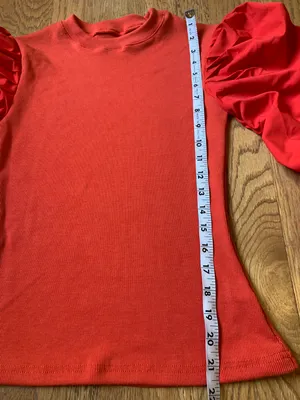 Long Puff Sleeves Top size S/M thumbnail 9