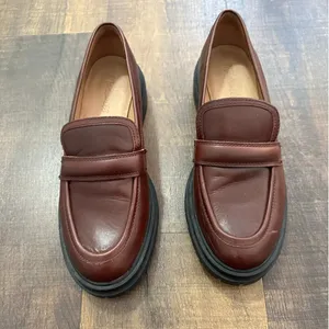 Madewell The Bradley Brown Leather Lugsole Loafers Size 8.5 thumbnail 8