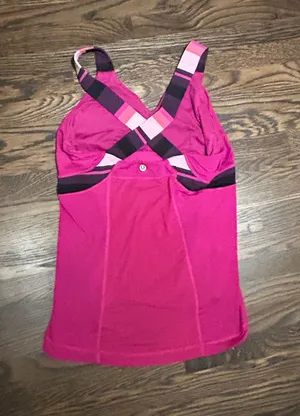Lululemon purple athletic work out top  thumbnail 1