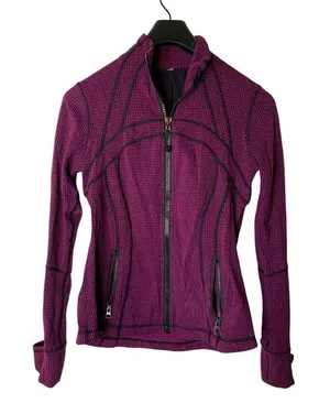 Lululemon Define jacket Teeny Tooth Deep Fuchsia women's size 8 thumbnail 1
