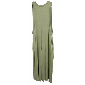 Imbodhi Sonnet‎ Ribbed Jumpsuit Green Women's Size Medium thumbnail 2