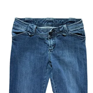 Womens Vintage Gap 2004 Y2K Dark Rinse Flare Leg Jeans - Sz 6R 6 Regular thumbnail 2