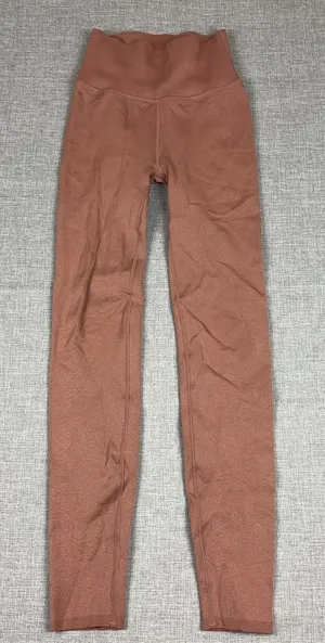 Fabletics Leggings Womens XS Brown SculptKnit High Rise 26in Inseam Yoga PantsX thumbnail 1