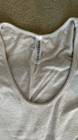 Kimberly Boutique Loungewear Set Tan/Off-White thumbnail 2