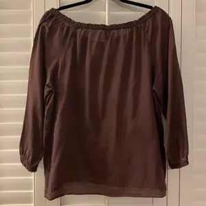 GAP Embroidered OTS Brown Cotton Top thumbnail 4