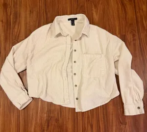 Forever 21 Corduroy Jacket Cropped thumbnail 1