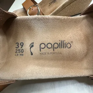 Papillio Birkenstock Wedge Sandals Brown Soley Leather Coastal Boho Womens 39 thumbnail 4