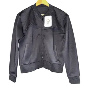 NWT‎ Zyia Active Mesh Primo Activity Jacket Women Med Black Zip Pockets Stretch thumbnail 1