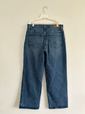 Madewell Perfect Wide Leg Vintage Jean Harvey Wash Size 31 thumbnail 3