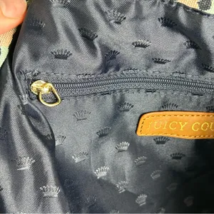 Juicy Couture | Teal Leopard Print Y2k Large Tote Bag thumbnail 8