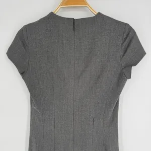 Ralph Lauren Black Label Wool Sheath Dress Size 4 Gray Workwear‎ Minimalist Chic thumbnail 7