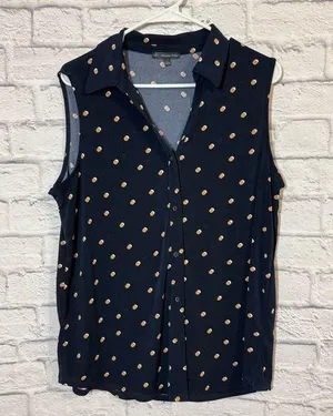 Adrianna Papell Sleeveless Top, sz Large thumbnail 1