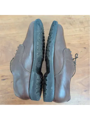 LL Bean Ladies' Brown Leather Lug Sole Derby Shoes 8.5M thumbnail 5