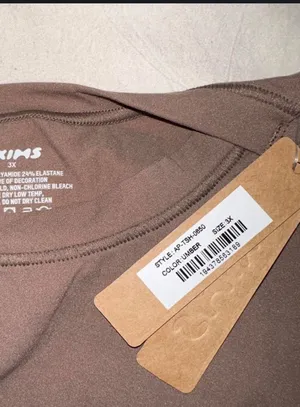 brown skims fits everybody tshirt thumbnail 4