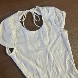 free people meika white backless cutout mini dress thumbnail 4