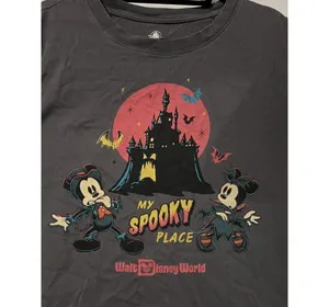 2023 Disney Parks Halloween My Spooky Place Shirt Mickey Minnie Mouse New Large thumbnail 3