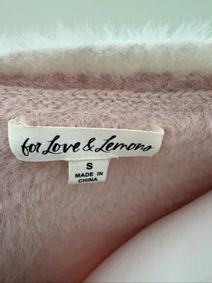 For Love & Lemons Founded in '10 Sweater Size Small Anthro Chic thumbnail 9
