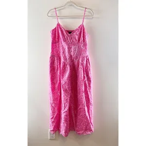 Roller Rabbit x Target Paisley Drop Waist Cotton Maxi Dress Pink Medium thumbnail 4