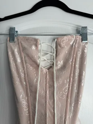Outcast Pink Corset Top XS thumbnail 3