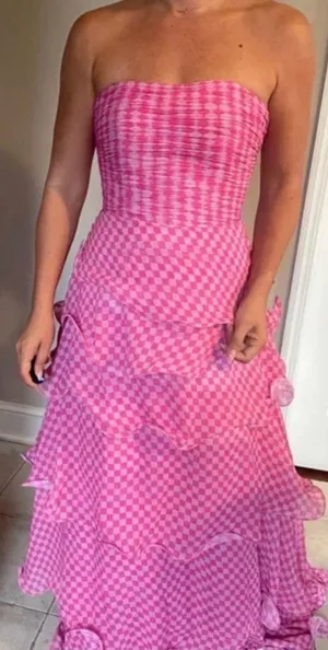 Jovani Pink Formal Gown thumbnail 3