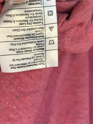 Carhartt pink marled knit relaxed fit v neck size 3X thumbnail 7