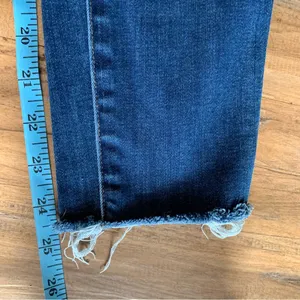 Madewell 10" High-Rise Skinny Stretch Jeans Size 28 Button Fly Frayed Hem thumbnail 7