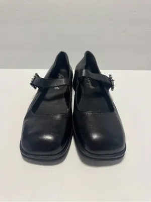 Free People Women's Rumor Diamanté Mary Jane Loafers Leather Size 9 thumbnail 2