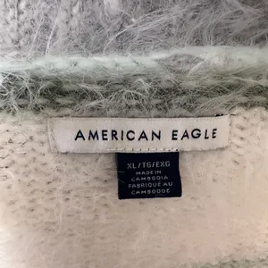 American Eagle Whoa So Cozy Waffle V- Neck knit cardigan; size XL; Like New! thumbnail 5