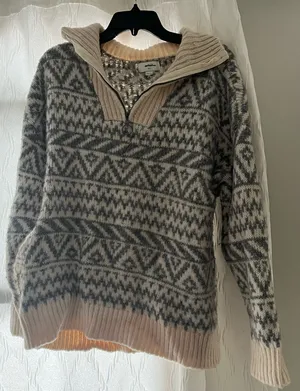 Aerie Quarter-Zip Sweater thumbnail 1