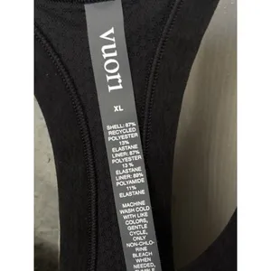 New Vuori Women’s Elevation Racerback Tank Black Size XL thumbnail 3