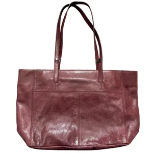 EUC Botkier Large Leather Tote‎ Bag Red Brown Zip Tassels thumbnail 2