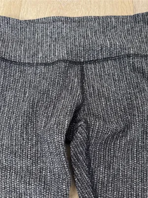 Lululemon Dark Gray Stretch Knit Leggings thumbnail 2