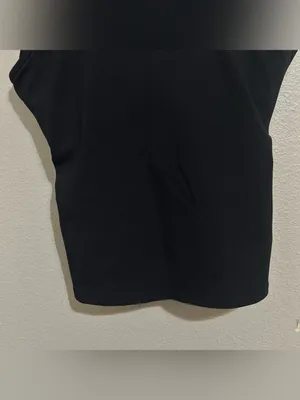 Halara Black U Neck Crossover Yoga Padded Longline Tank Top Women’s Size Small thumbnail 5