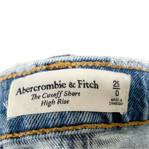 Abercrombie & Fitch The Cutoff High Rise Shorts Size 25 thumbnail 8