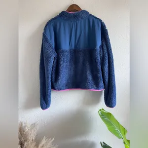 Nike SPORTSWEAR SHERPA PLUSH FLEECE ZIP CROP SWEATSHIRT SIZE 1X thumbnail 4