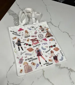 Taylor Swift‎ Printed Tote Bag thumbnail 1
