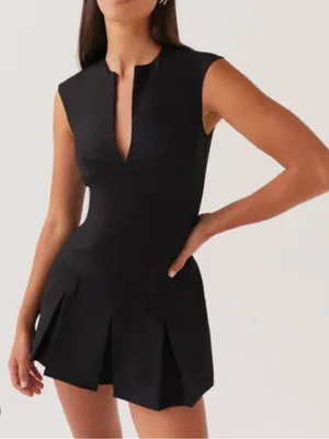 Peppermayo NEW Cassia Mini Dress in Black thumbnail 1