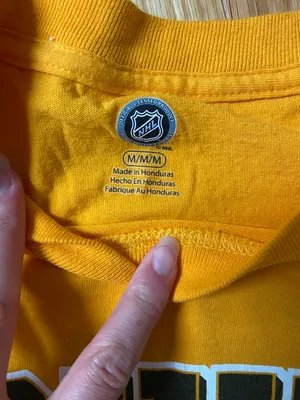 Boston Bruins Long Sleeve Yellow Size M thumbnail 2