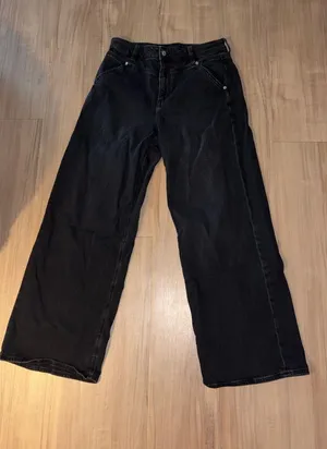 American Eagle Black Denim Jeans Stretch thumbnail 1