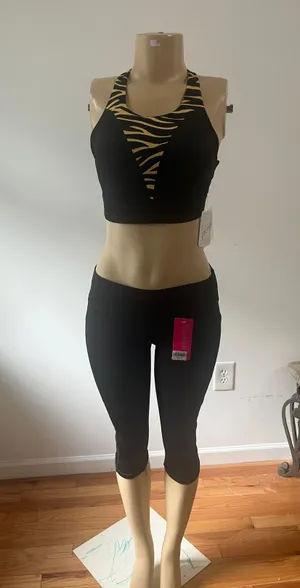 Short Leggings And Half Top Brown Size XL petite thumbnail 3