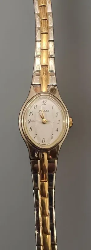 Vintage Pulsar Women's Two-Tone Quartz Watch Japan thumbnail 1