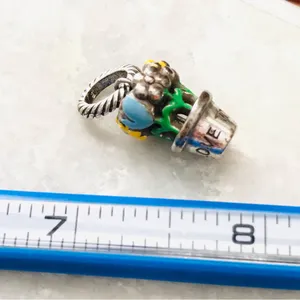 Brighton Colorful Flowerpot Charm Enameled thumbnail 5